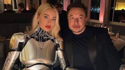 Elon Musk robot sevgilisiyle yemeğe çıktı!