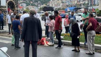 Zonguldak'ta yaya geçidinden geçen kadına otomobil çarptı