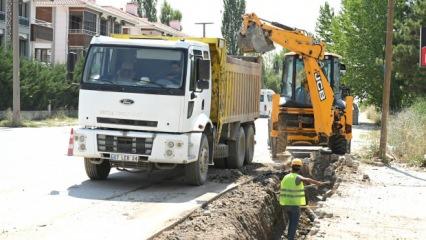 Konya Büyükşehir Akşehir'de 129 kilometrelik su altyapı yatırımı yapıyor