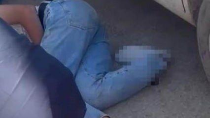 Motorsikletyle kaza yaptı! Sağlık ekiplerine, ‘Ayağımı hissetmiyorum’ dedi