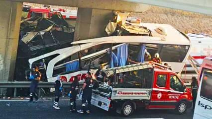 Polatlı'da korkunç kaza: Otobüs ikiye ayrıldı, çok sayıda ölü ve yaralı var