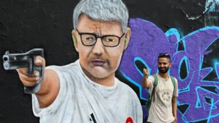 Yusuf Dikeç Berlin sokaklarında! Gören telefona sarıldı