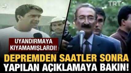 17 Ağustos depreminden saatler sonra yapılan bu a&ccedil;ıklama unutulmadı!