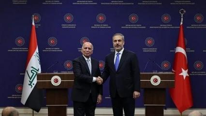 Bakan Fidan: Terörle mücadelede Irak'la mutabakat zaptı imzalandı