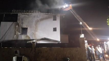 Faciaya ramak kala! İstanbul'da l&uuml;ks villa alev alev yandı