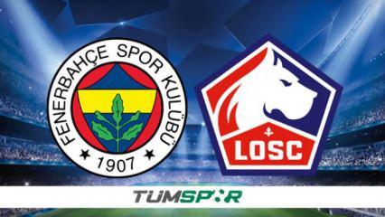 Fenerbahçe - Lille şifresiz mi? FB - Lille maçı bugün mü, saat kaçta?