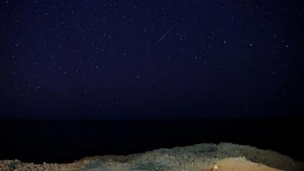 İnce Burun'da Perseid meteor yağmuru 