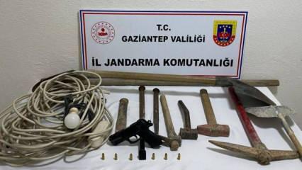 Kaçak kazı yapanlar suçüstü yakalandı