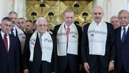 Mahmud Abbas, TBMM'de konuştu