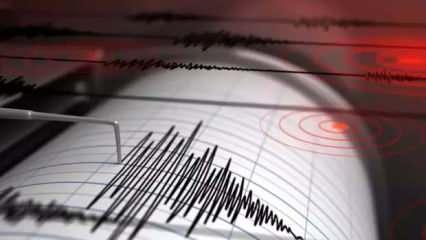 Marmara'da deprem meydana geldi