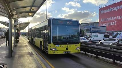 Metrobüs hattındaki çalışma nedeniyle D-100 Kadıköy istikametinde bir şerit kapatılacak