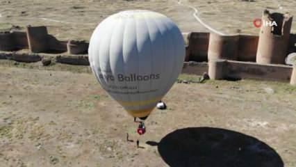 Tarihi Ani Ören Yeri’nde ilk kez balon uçuruldu