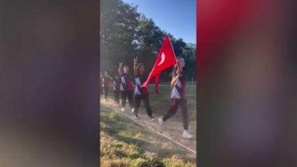 Atlı okçuluk minikler şampiyonasında gurur dolu geçiş töreni!