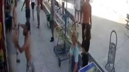 Büyükçekmece'de genç kız dehşeti yaşadı: Dişleri kıran yumruk kamerada