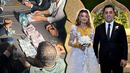 Düğünde takılan 5 milyon lira ve 4 kilo altını saymak için ekip kuruldu