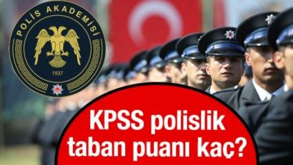 KPSS POLİSLİK TABAN PUANLARI 2024! Polislik KPSS hangi puan türünden alım yapılıyor?