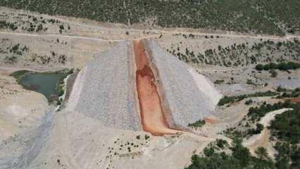 Menteş Barajı’nda inşaat çalışmaları devam ediyor