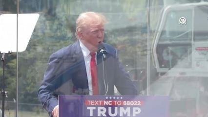 Trump'tan suikast girişimi sonrası ilk miting! Alınan önlem dikkat çekti