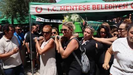 Eşi tarafından öldürülen Senem'in tabutunu kadınlar taşıdı