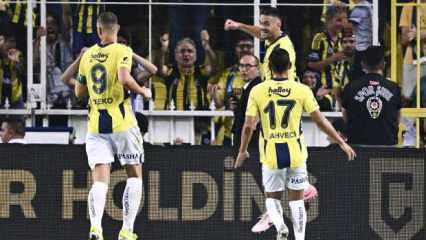 Fenerbahçe, Kadıköy'de 3 golle alev aldı