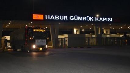 Habur Sınır Kapısı'nda hareketli anlar