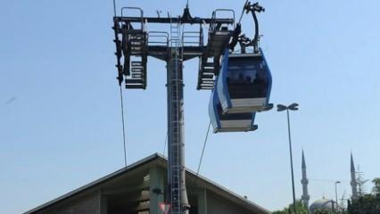 İstanbul'da teleferik seferleri yapılamıyor