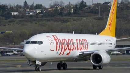 Pegasus'a ait uçak İzmir’e acil iniş yaptı