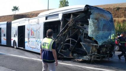 Son dakika: Sefaköy'de metrobüs kazası: 1 ölü, 53 yaralı