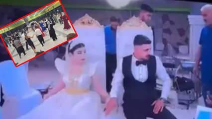 Video olmasa kimse inanmaz! Düğünde yaşananlar fıkraları aratmayacak cinsten
