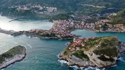 Amasra’ya resmen turist aktı: Nüfusunun 230 katı!