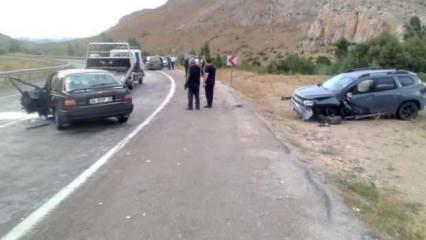 Bayburt'ta trafik kazası: 1 ölü 2 yaralı