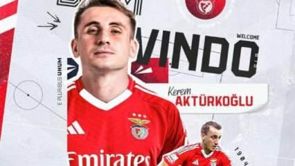 Kerem Aktürkoğlu resmen Benfica'da! Galatasaray bonservisini duyurdu