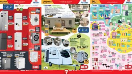 BİM Aktüel 10 Eylül 2024 Kataloğu Yayınlandı! Flat tiny house, çekme karavan, kurutma makinesi...