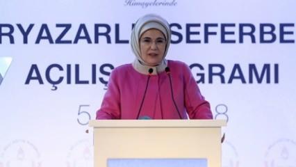 Emine Erdoğan'dan 8 Eylül Dünya Okuma Yazma Günü mesajı