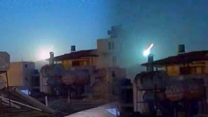 Hatay semalarında geceyi aydınlatan gizemli cisim! Çok sayıda ilden görüldü