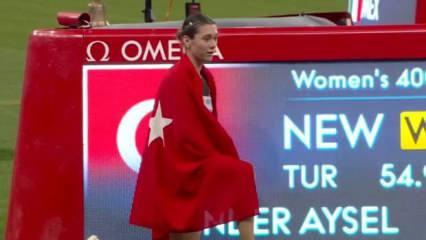 Hedef altın madalya! Aysel Önder dünya rekoru kırdı