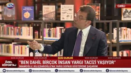 İmamoğlu: Kafamı yastığa titreyerek koyuyorum