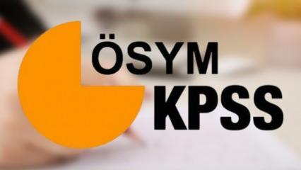 KPSS ortaöğretim sınavı ne zaman yapılacak? Sınav yerleri belli oldu mu?