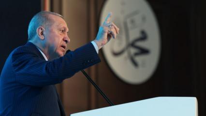 Cumhurbaşkanı Erdoğan'da Mevlid Kandili mesajı