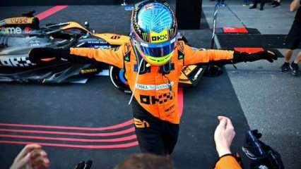 Formula 1'de Azerbaycan Grand Prix'sini Oscar Piastri kazandı
