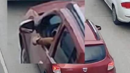 Yere sigara izmariti atan sürücülerin dili fena yandı!