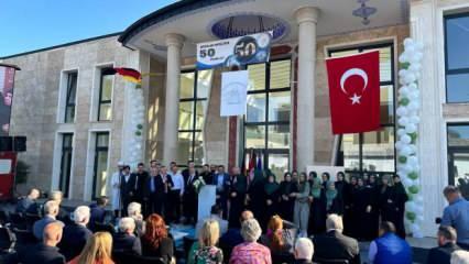 Almanya'da IGMG Br&uuml;hl Camisi dualarla ibadete a&ccedil;ıldı