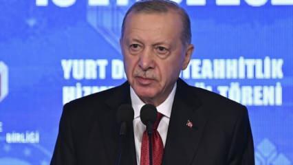 Başkan Erdoğan: Milli gelirimiz 1.1 trilyon doları aştı