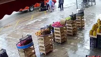 Durağa yanaşan dolmuştan düştü! Şoförün ehliyeti iptal edildi