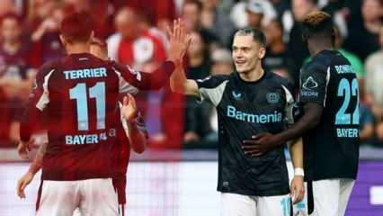 Leverkusen'den Şampiyonlar Ligi'ne dört dörtlük başlangıç