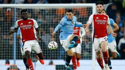 Manchester City - Arsenal maçı nefes kesti! 90+8'de gelen şok gol