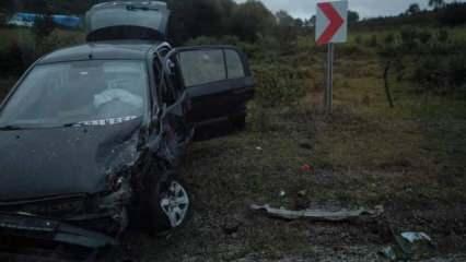 Ordu'da kaza: 2'si bebek, 5 yaralı