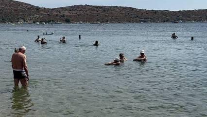 Yabancı turistlerin Bodrum'daki tatili sürüyor