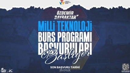 Özdemir Bayraktar Milli Teknoloji Burs Programı başvuruları başladı