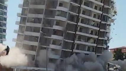 16 katlı bina tek hamleyle tuzla buz oldu